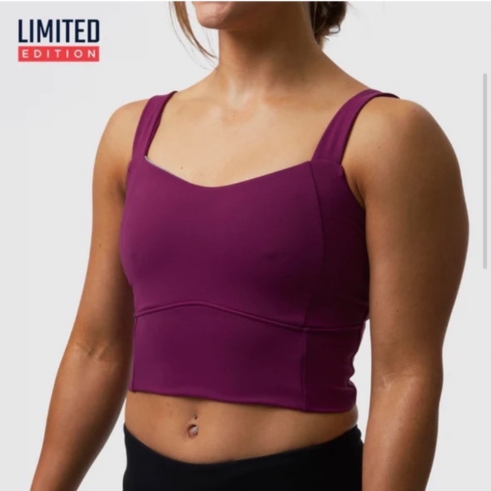 BORN PRIMITIVE Corset Long Line Sports Bra - Magenta
